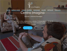 Tablet Screenshot of centroimagina.cl